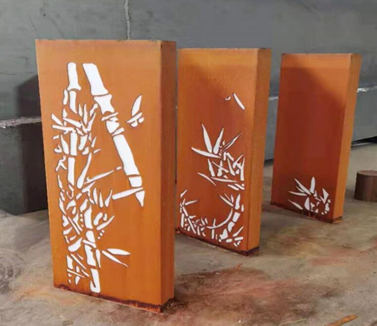 肃南锈钢板灯箱