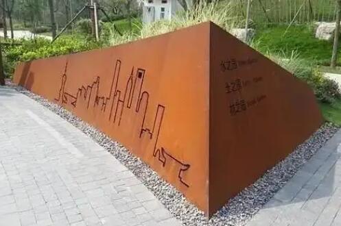 肃南耐候钢挡土墙